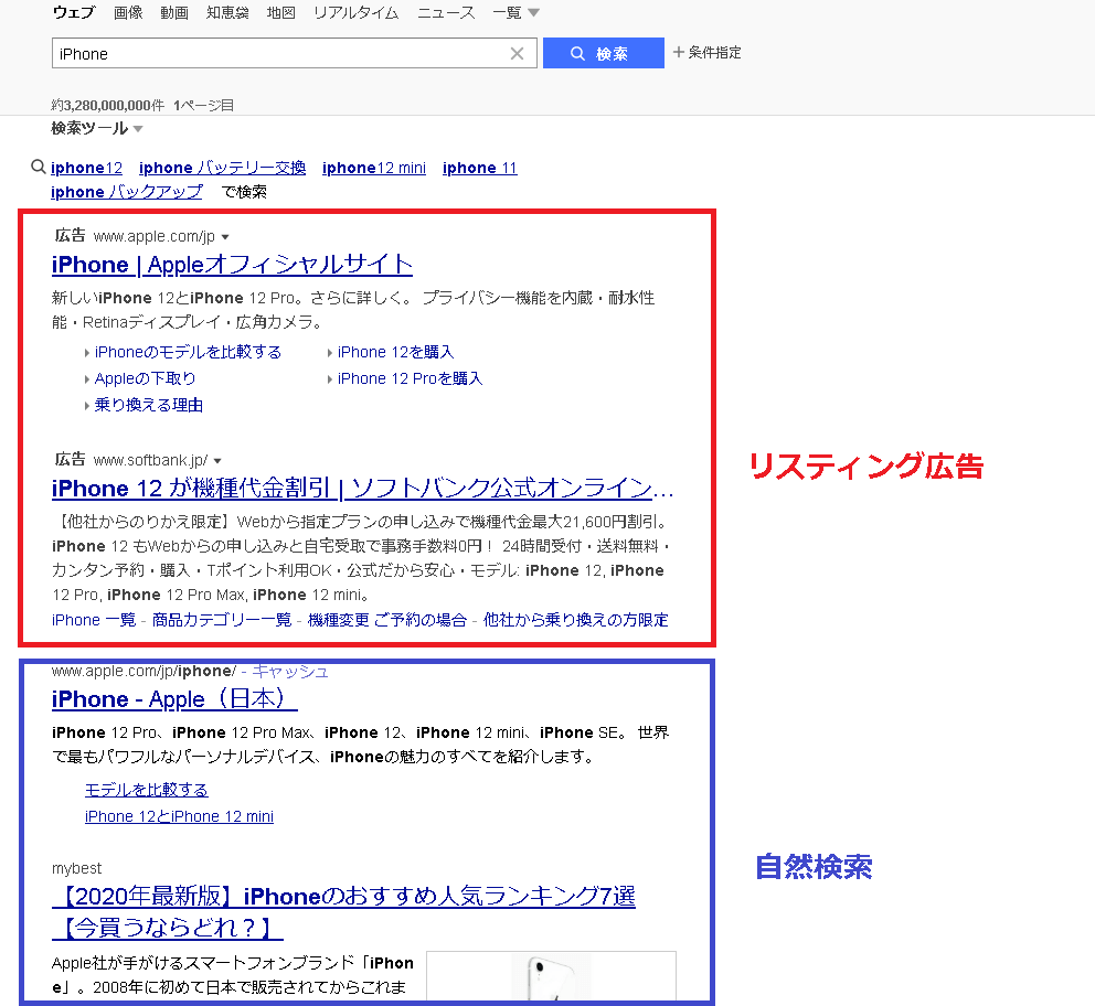 Yahoo!リスティング