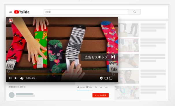 youtube インストリーム広告