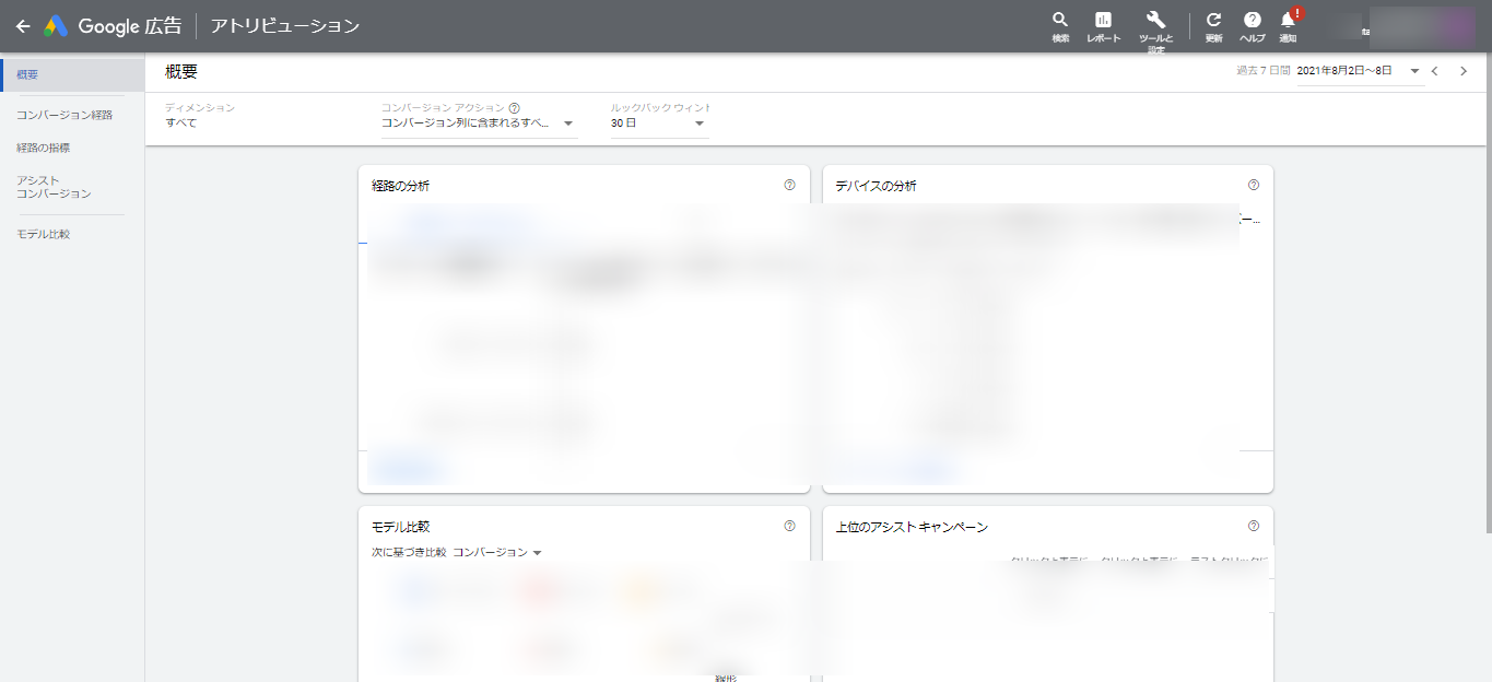 Google広告のアトリビューションレポートの特徴