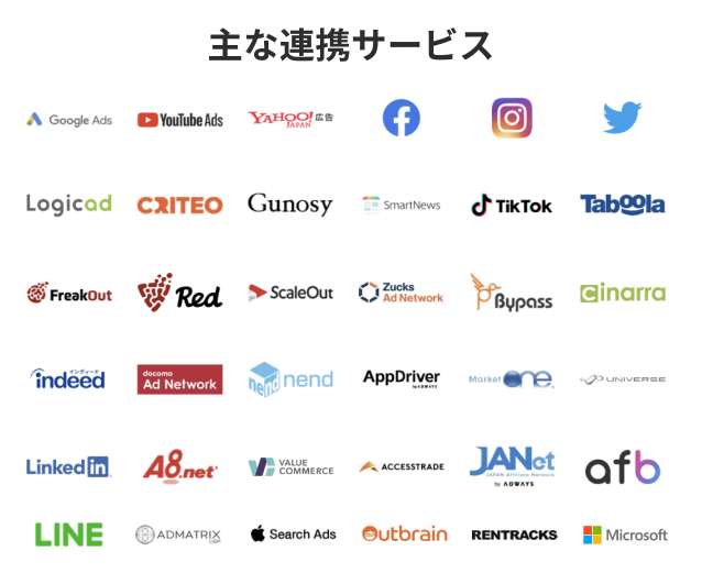 主な連携サービス