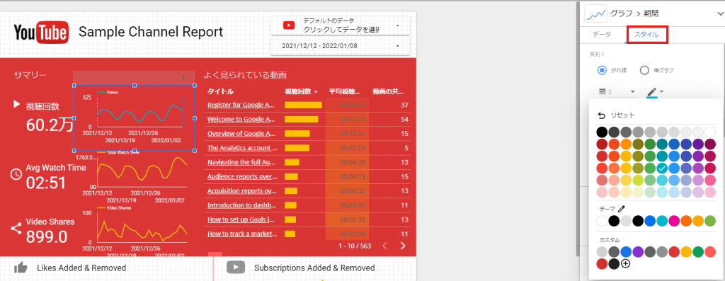 YouTubeアナリティクス7