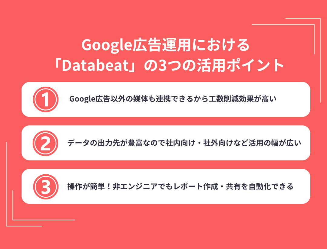 Google広告運用における「Databeat」の3つの活用ポイント